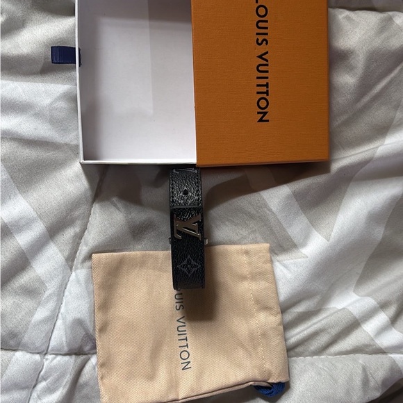 Louis Vuitton Black Monogram Bracelet